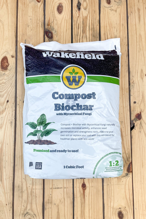Wakefield BioChar and Compost Blend - 1 cu. ft. Bag