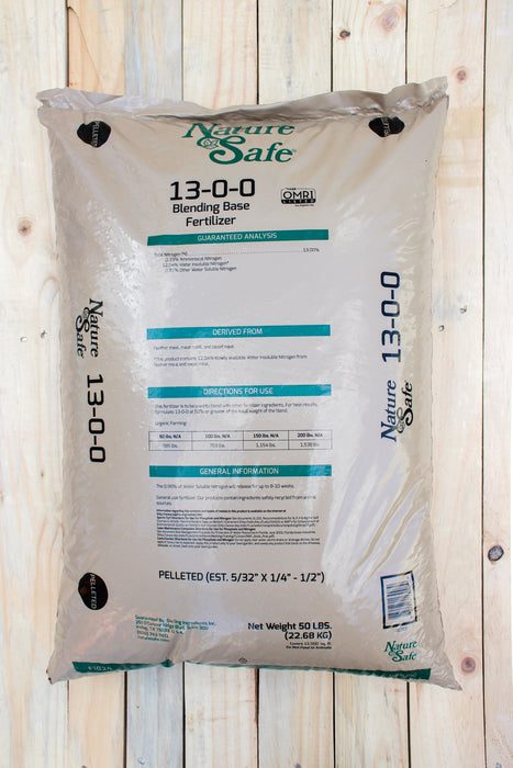 Nature Safe Organic Nitrogen Fertilizer (13-0-0) - 50 lb Bag