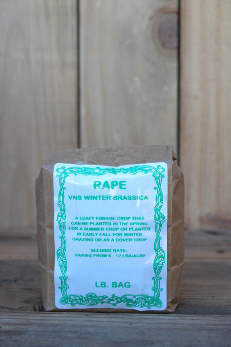 Rape - VNS (Winter Brassica) Cover Crop Seed - 1 lb Bag
