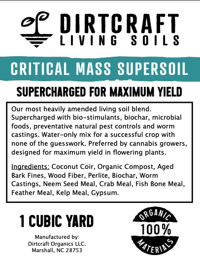 Dirtcraft Critical Mass Supersoil - 1 yd