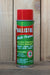 A can of Ballistol Multi-Purpose lubricant and protector spray, featuring a green label with a red cap, set against a rustic wooden background.