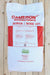A large white bag of Cameron Micronutrients Boron / Bore 10% fertilizer, displayed flat on a light-colored wooden plank background.
