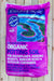 A bag of Coast to Maine Organic Potting Soil, Bar Harbor Blend, displayed on a light-colored wooden plank background. The packaging is bright magenta pink with a central illustration of a winding blue river and green forest, and features an OMRI certification seal.