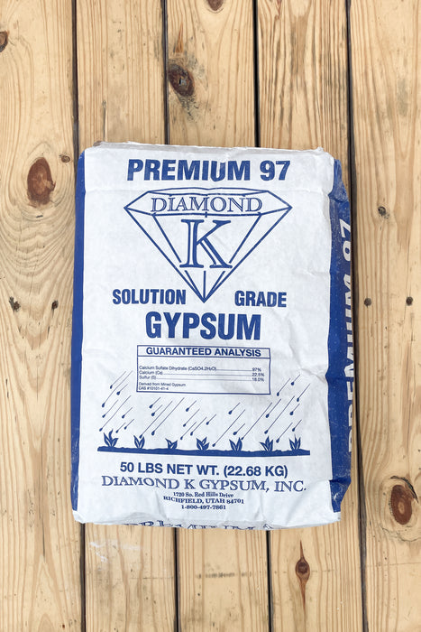 Diamond K Premium 97 Solution Grade Gypsum - 50 lb Bag