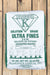 A 50 lb bag of Diamond K Ultra Fines Solution Grade SOP on a light brown wooden plank background.