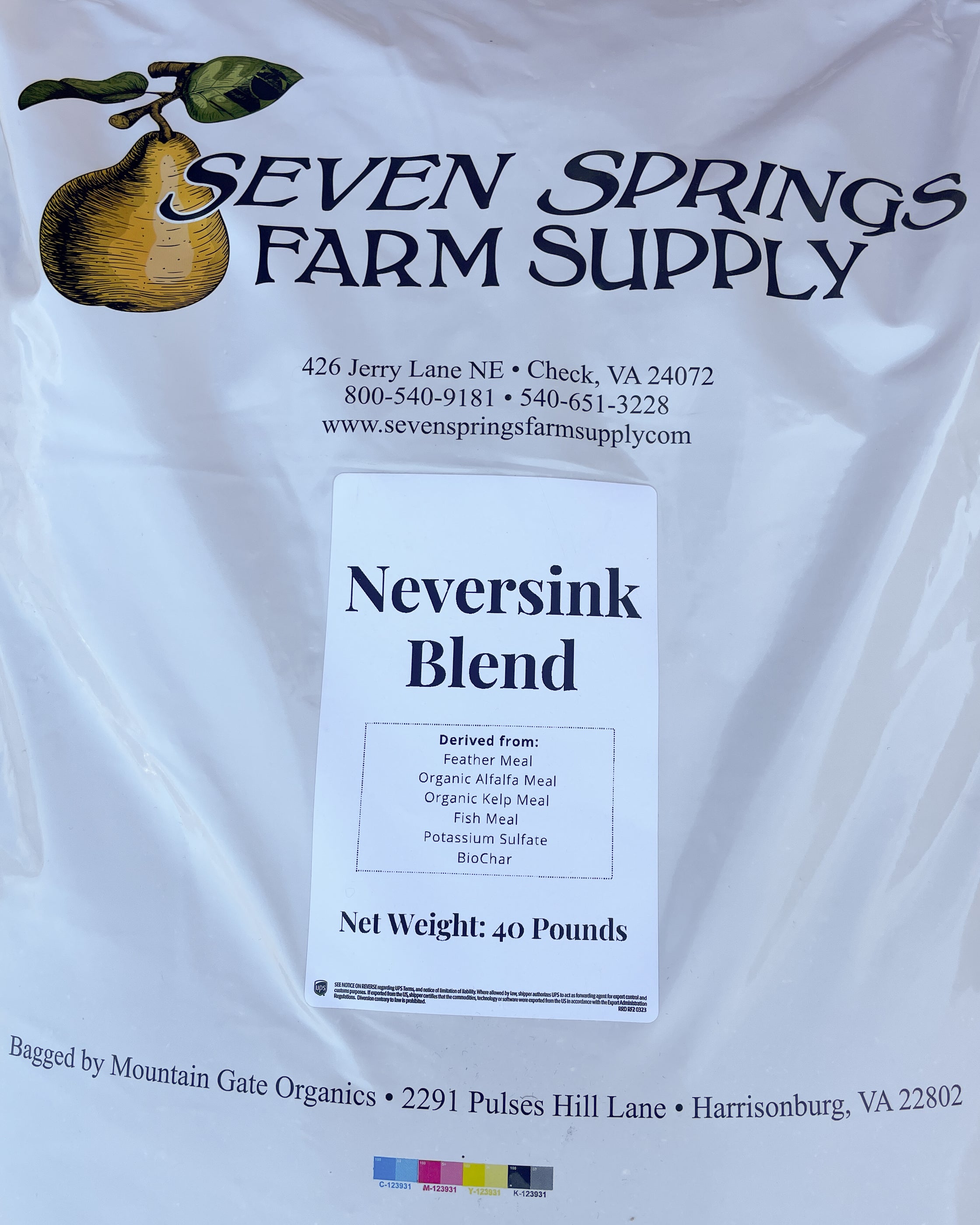 Neversink Blend (617) 40 lb Bag — Seven Springs Farm Supply