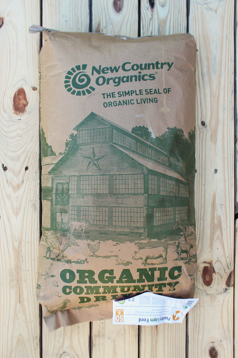 New Country Organics - Organic Soy-Free Poultry Layer Feed - 50 lb
