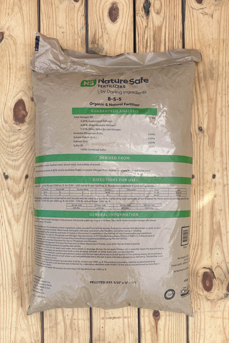 Nature Safe Fertilizer (8-5-5) - 50 lb