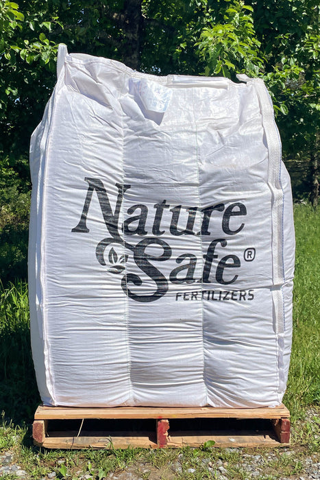 A white tote of NatureSafe