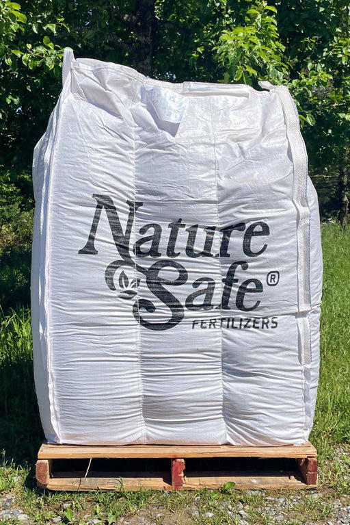 A white tote of NatureSafe