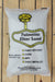 A 50 lb bag of Palmetto Filter Sand on a light wood plank background. The white bag features a yellow palm tree logo and a yellow outlined badge containing the text 'Palmetto Filter Sand'.