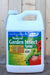 A 1-gallon white plastic jug of Monterey Garden Insect Spray with a blue, green, and yellow label, set against a rustic wooden plank background.