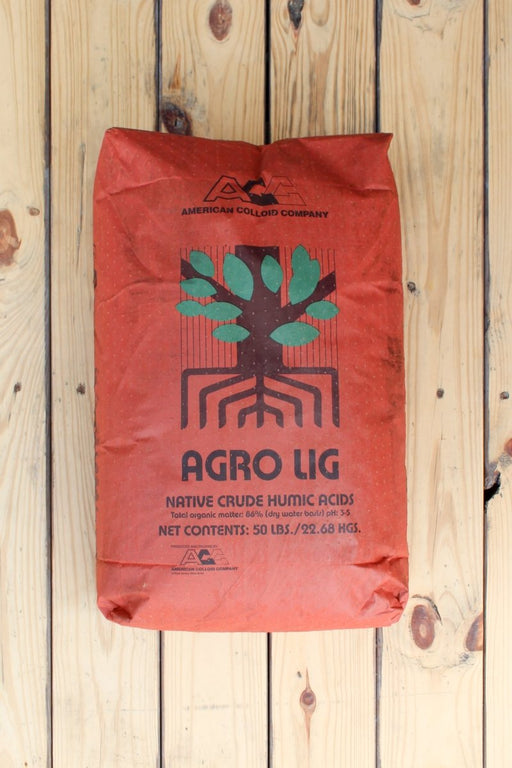 Agro Lig Granular Humic Acids - 50 lb Bag - Seven Springs Farm Supply