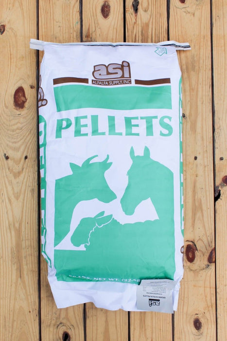 Alfalfa Pellets Organic - 50 lb - Seven Springs Farm Supply