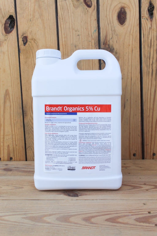 Brandt Organics 5 Cu Liquid - 2.5 Gallon - Seven Springs Farm Supply
