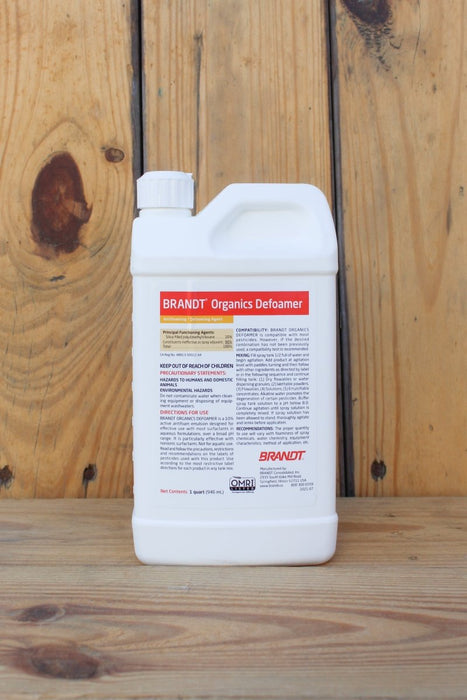 Brandt Organics Defoamer - 1 Quart - Seven Springs Farm Supply