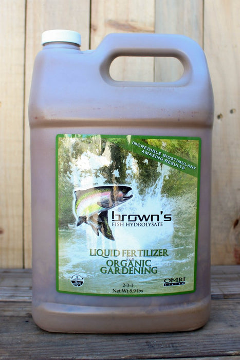 Brown's Fish Fertilizer (2-3-1) - 1 Gallon - Seven Springs Farm Supply