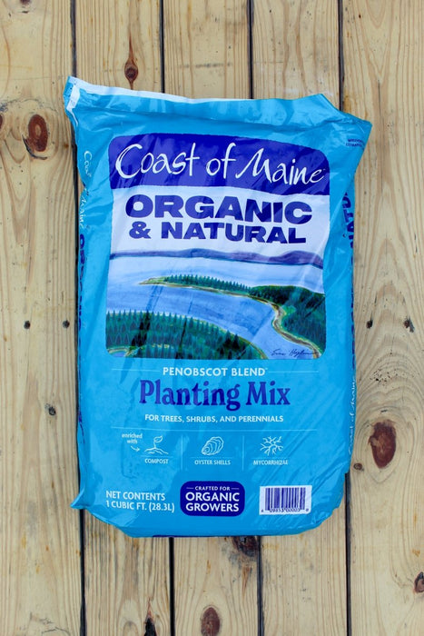 Coast of Maine Penobscot Blend Organic & Natural Planting Mix - 1 cu ft Bag - Seven Springs Farm Supply