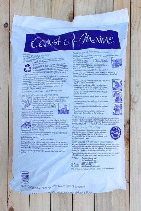 Coast of Maine Stonington Platinum Growers Mix - 1.5 cu ft - Seven Springs Farm Supply