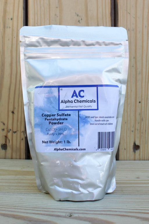 Copper Sulfate Powder - 1 lb - Seven Springs Farm Supply
