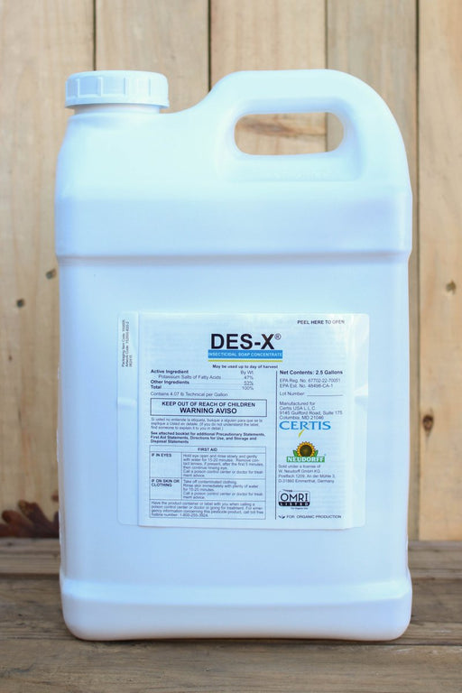 Des-X Insecticidal Soap Concentrate - 2.5 Gallon - Seven Springs Farm Supply