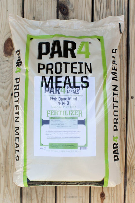 Fish Bone Meal 40% Protein (4-14-0) - 50 lb - Seven Springs Farm Supply