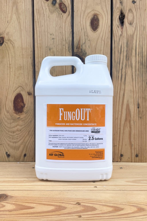 FungOUT Fungicide and Bactericide Concentrate - 2.5 Gallon - Seven Springs Farm Supply