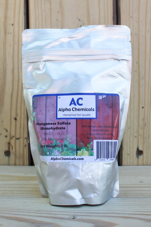 Manganese Sulfate Powder 31.5% - 1 lb - Seven Springs Farm Supply