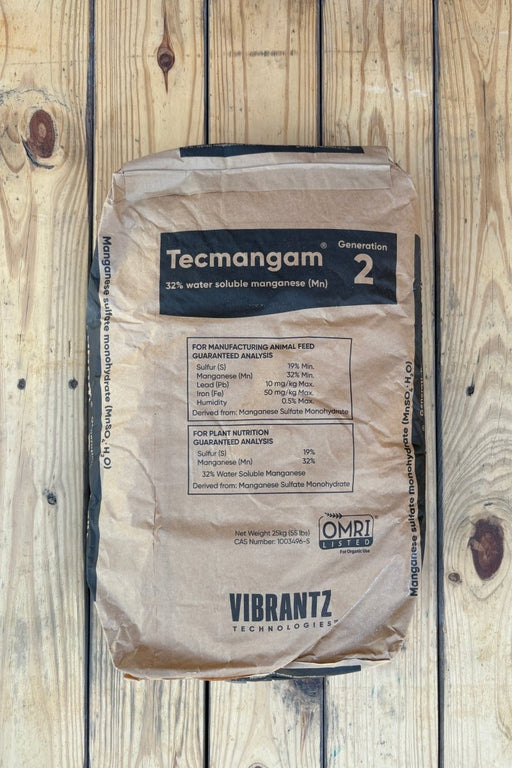 Manganese Sulfate Powder 32% (For Feed or Fertilizer) - 55 lb Bag - Seven Springs Farm Supply