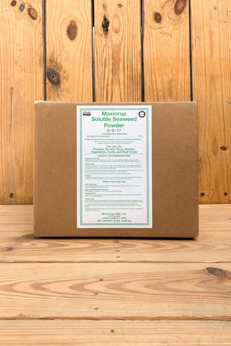 Maxicrop Soluble Seaweed Powder (0 - 0 - 17) - 22 lb - Seven Springs Farm Supply
