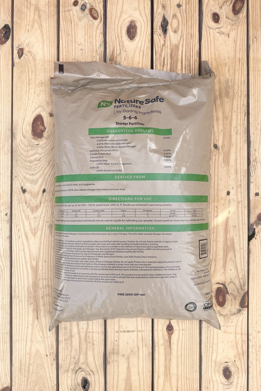 Nature Safe Starter Fertilizer (5 - 6 - 6) - 50 lb Bag - Seven Springs Farm Supply