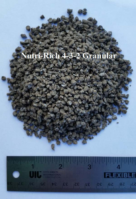 Nutri - Rich (4 - 3 - 2) Calcium 7% All Purpose Granular Fertilizer - 50 x 40 lb Bags - Seven Springs Farm Supply