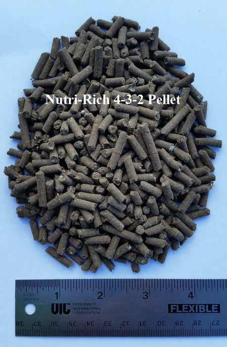 Nutri - Rich (4 - 3 - 2) Calcium 7% All Purpose Pelleted Fertilizer - 40 x 50 lb Bags - Seven Springs Farm Supply