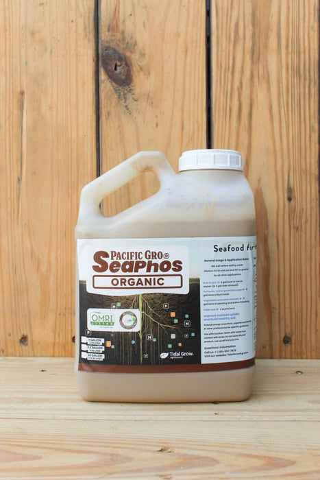 Pacific Gro SeaPhos Organic (1.7 - 6 - 0) - 1 Gallon - Seven Springs Farm Supply