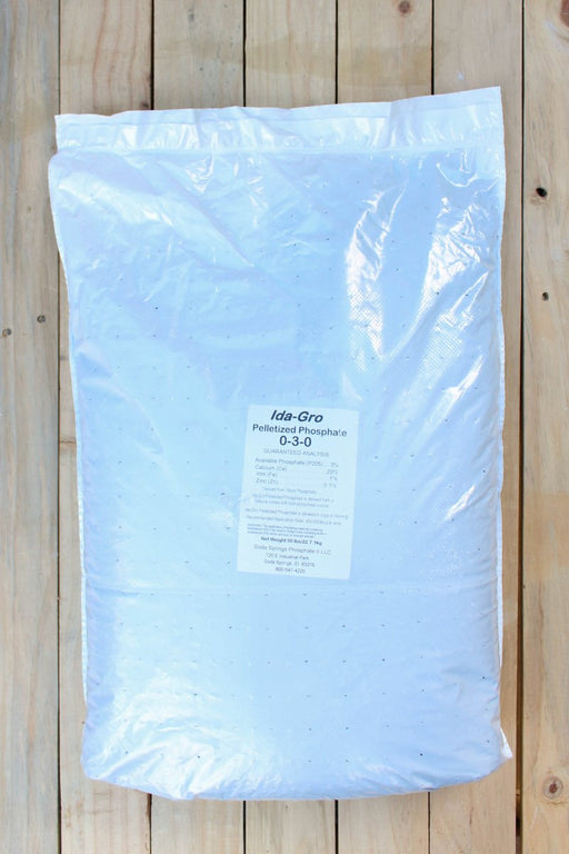 Rock Phosphate Pelletized (0-3-0) - 50 lb - Seven Springs Farm Supply