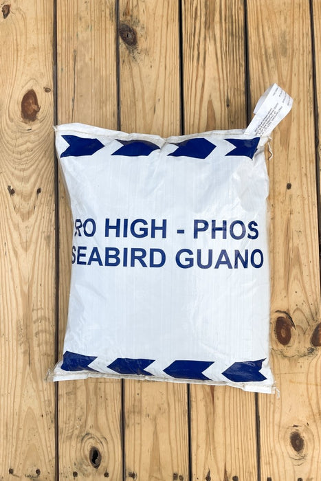 Seabird Guano (0 - 11 - 0) +22% Ca - 44 lb Bag - Seven Springs Farm Supply