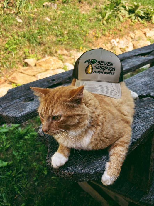 Seven Springs Trucker Hat - Seven Springs Farm Supply