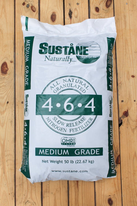 Sustane Granulated Fertilizer (4 - 6 - 4) Medium Grade - 50 lbs - Seven Springs Farm Supply