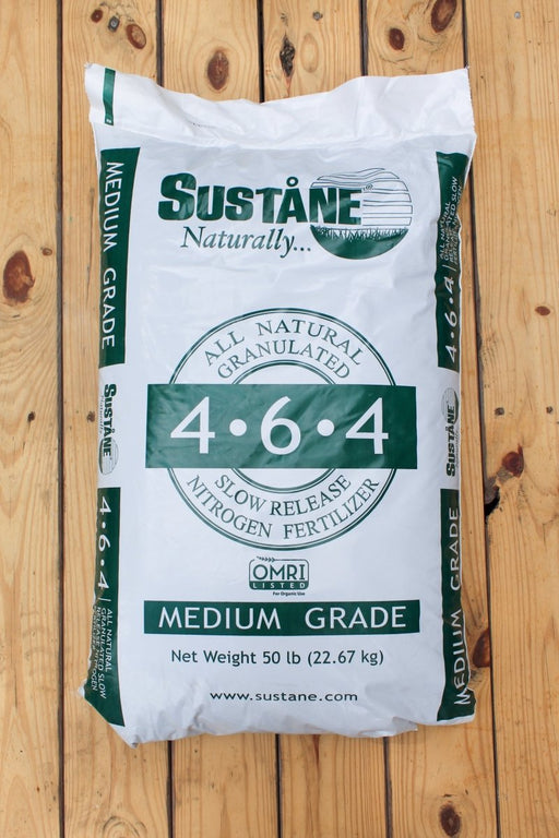 Sustane Granulated Fertilizer (4 - 6 - 4) Medium Grade - 50 lbs - Seven Springs Farm Supply
