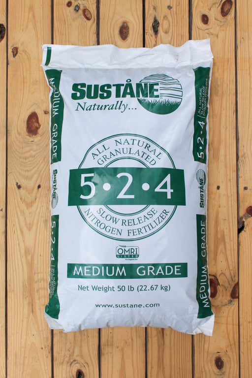 Sustane Granulated Fertilizer (5 - 2 - 4) Medium Grade - 50 lb Bag - Seven Springs Farm Supply