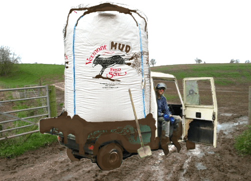 Vermont Compost Company Mud - 2 yd sling - Seven Springs Farm Supply