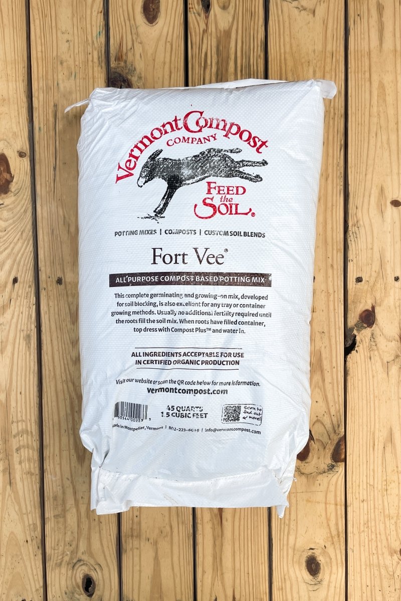 compost based potting mix Vermont Compost Fort Vee Potting Soil