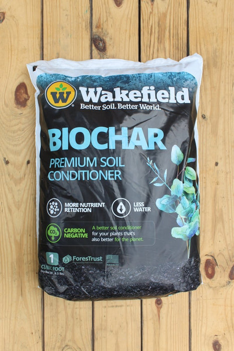 Wakefield BioChar Premium Soil Conditioner - 1 cu. ft. Bag - Seven Springs Farm Supply