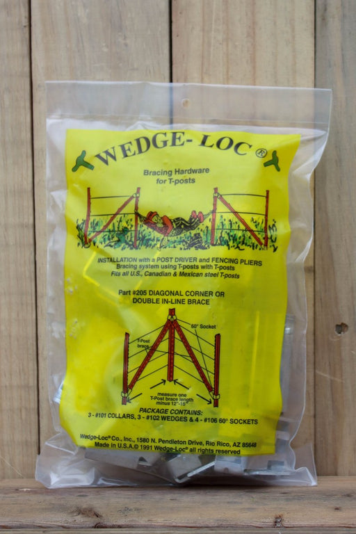 Wedge-Loc Corner/Double In-Line Brace Set 205 - Seven Springs Farm Supply