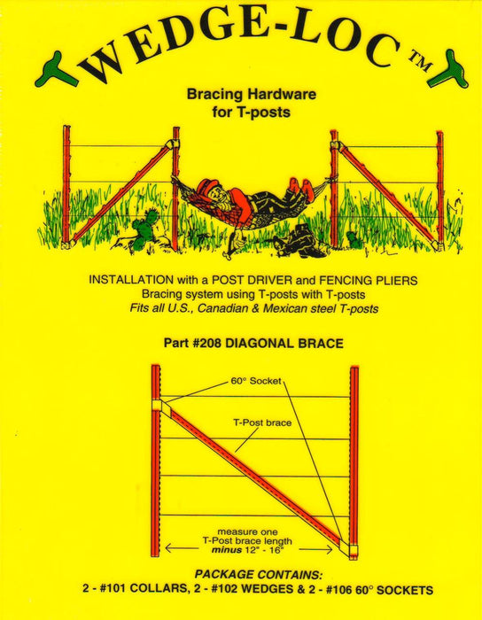 Wedge-Loc Single Diagonal Brace Set #208