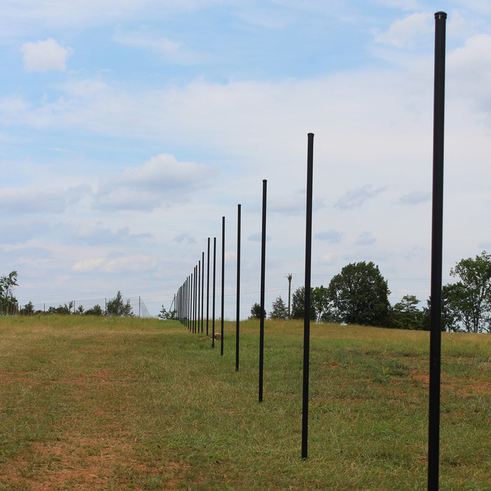 8' x 1 ⅝" Deer Fence Steel Post & Cap