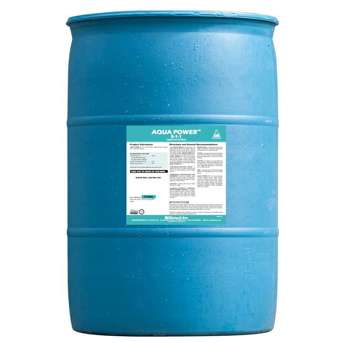 Aqua Power Liquid Fish Fertilizer (5-1-1) - 55 Gallon Drum