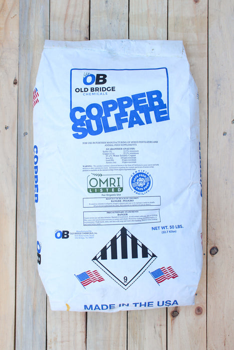 Copper Sulfate Powder - 50 lb Bag