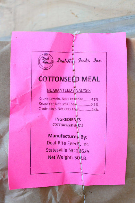 Cottonseed Meal (6-2-2) - 50 lbs
