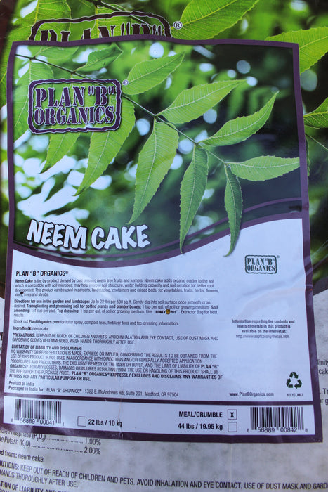Neem Cake - 44 lb Bag